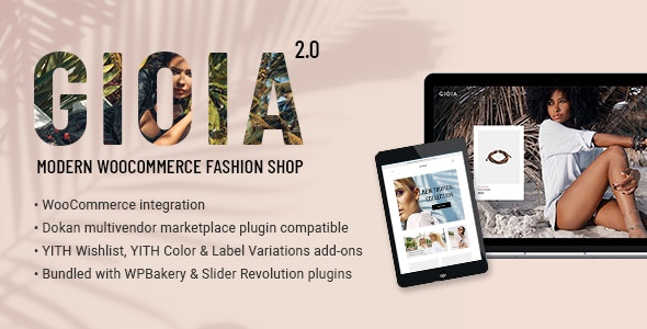 Gioia – Modern Fashion Shop WordPress Theme