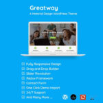 Greatway - Material Design WordPress Theme - Download $4.49