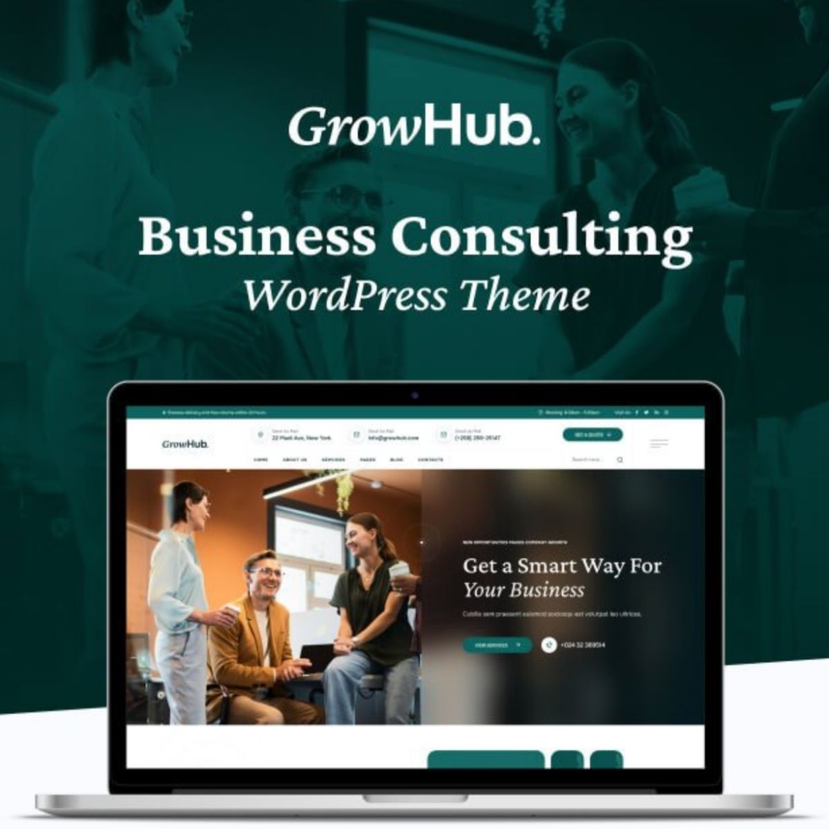 GrowHub - Business Consulting WordPress Theme $4.49 GrowHub - Business Consulting WordPress Theme $4.49