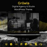 Gröwla – Digital Agency & Studio WordPress Theme - Download $4.49