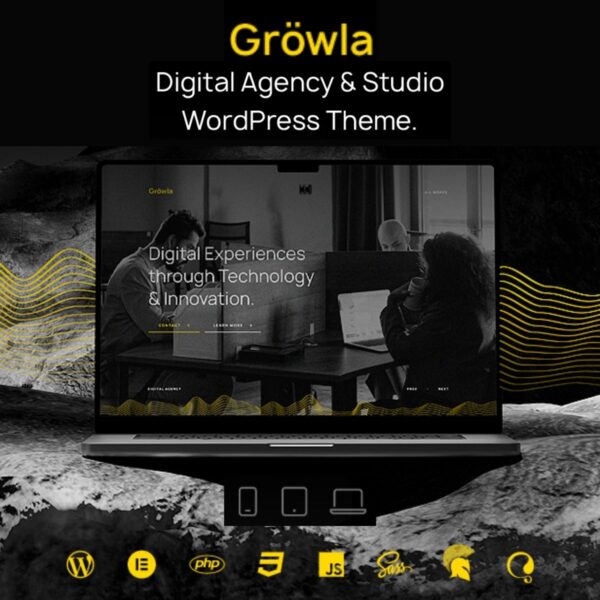Gröwla – Digital Agency & Studio WordPress Theme - Download $4.49