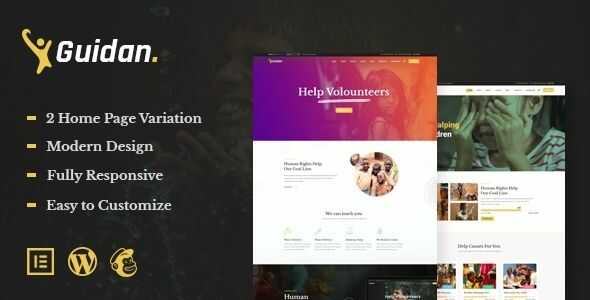 Guidan Theme GPL v1.0 – NonProfit Charity WordPress Theme