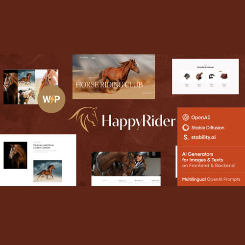 Happy Rider - Horse School & Equestrian Center WordPress Theme - Download $4.49 Happy Rider - Horse School & Equestrian Center WordPress Theme - Download $4.49