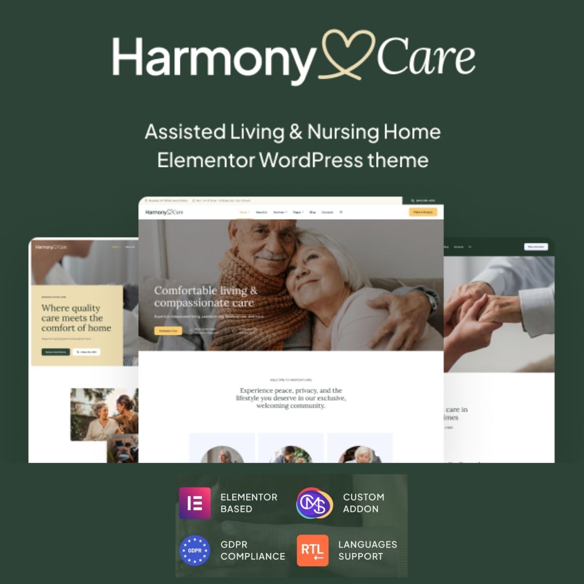 Harmony Care - Private Nursing Home & Senior Care WordPress Theme $4.49 Harmony Care - Private Nursing Home & Senior Care WordPress Theme $4.49