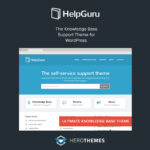 HelpGuru - A Self-Service Knowledge Base WordPress Theme - Download $4.49