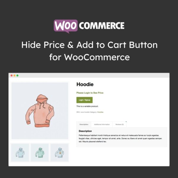 Hide Price & Add to Cart Button for WooCommerce - Download $4.49