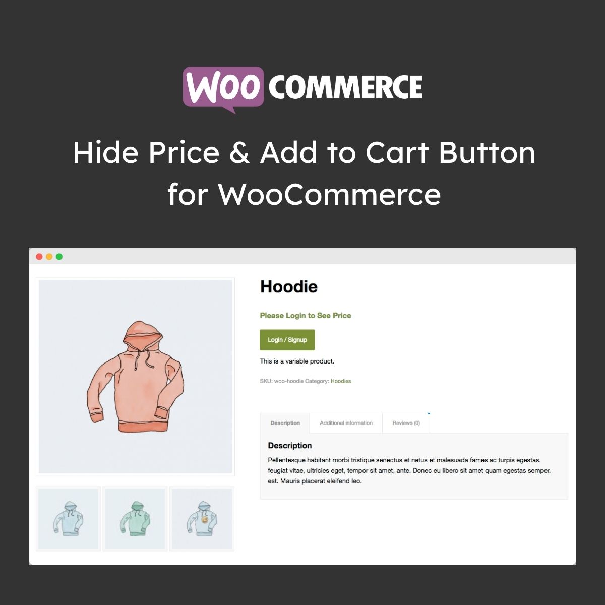 Hide Price & Add to Cart Button for WooCommerce - Download $4.49 Hide Price & Add to Cart Button for WooCommerce - Download $4.49