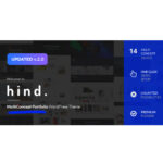 Hind - Multi-Concept Portfolio & Photography WordPress Theme - Download $4.49