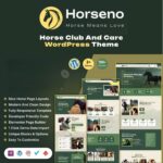 Horseno - Horse Club & Riding Sports WordPress Theme $4.49