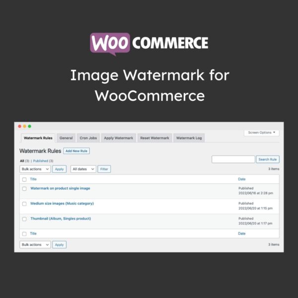 Image Watermark for WooCommerce - Download $4.49