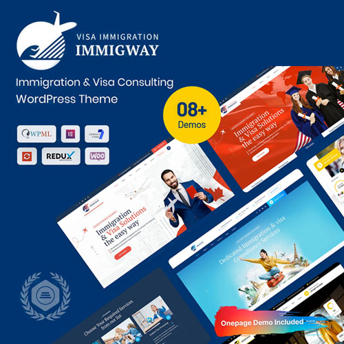Immigway - Immigration and Visa Consulting WordPress Theme - Download $4.49