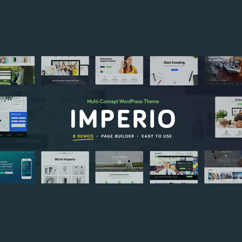Imperio - Business, E-Commerce, Portfolio & Photography WordPress Theme - Download $4.49