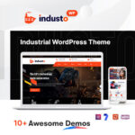 Industo - Factory & Industry WordPress Theme - Download $4.49
