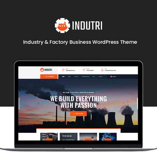 Indutri – Factory & Industrial WordPress Theme - Download $4.49