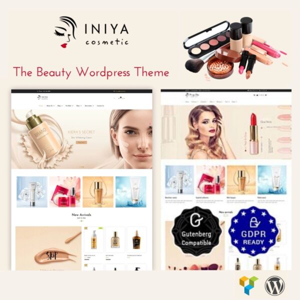 Iniya - Beauty Store, Cosmetic Theme - Download $4.49