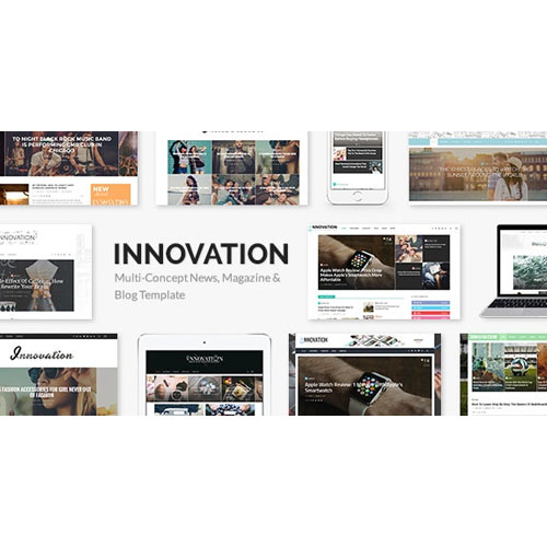 Innovation: Multi-Concept News, Magazine & Blog Theme - Download $4.49