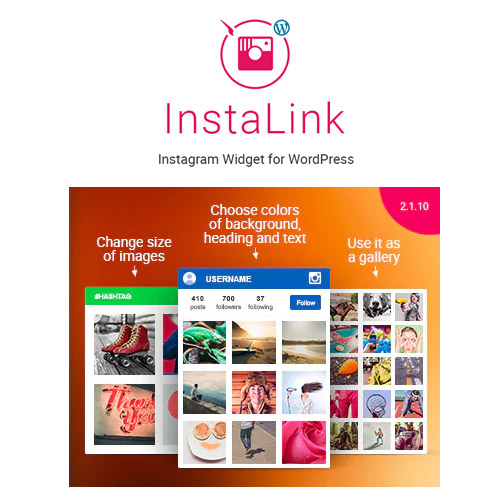 Instagram Widget – WordPress Instagram Widget - Download $4.49