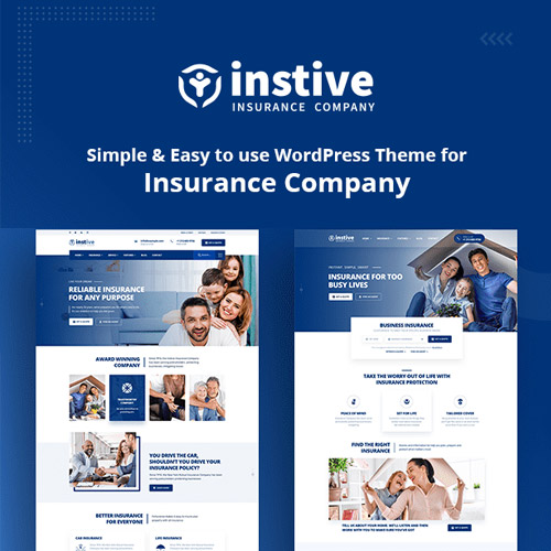 Instive - Insurance WordPress Theme - Download $4.49