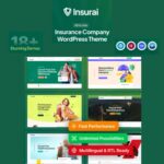 Insurai - Insurance Company WordPress Theme $4.49