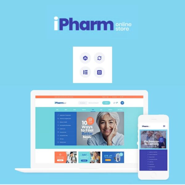 IPharm - Online Pharmacy & Medical WordPress Theme $4.49