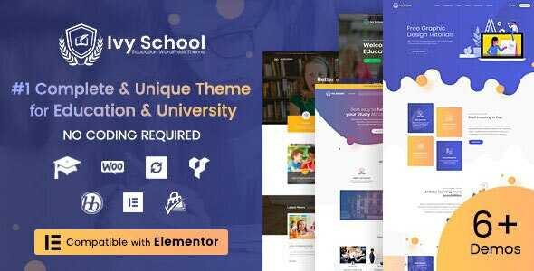IvyPrep Theme GPL v1.6.2 – Education & School WordPress Theme
