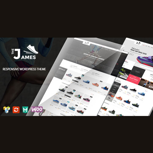 James - Responsive WooCommerce Shoes Theme - Download $4.49 James - Responsive WooCommerce Shoes Theme - Download $4.49