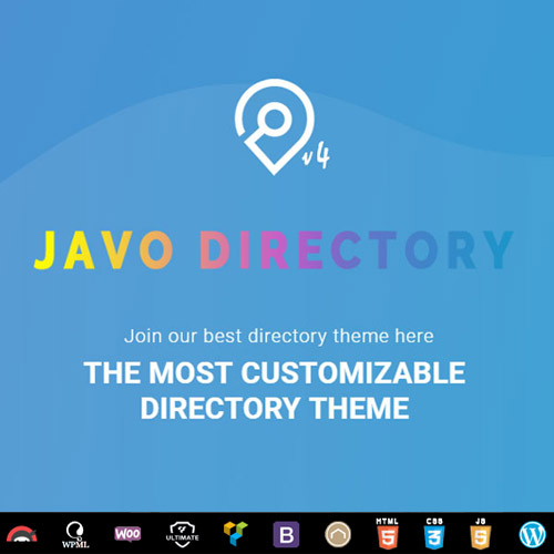 Javo Directory WordPress Theme - Download $4.49