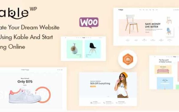 Kable Theme GPL v1.6.4 – Multipurpose WooCommerce Theme