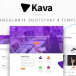 Kava – Angular 10, Bootstrap 4 and Html Multipurpose Site Template