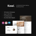 Kewi - Architecture & Interior Agency WordPress Theme - Download $4.49