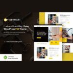 Keyman – Locksmith & Key Maker Services Gutenverse FSE WordPress Theme $4.49