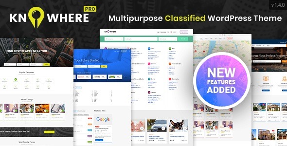 Knowhere Pro – Multipurpose Classified Directory WordPress Theme