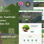 Kologi – Charity NonProfit Elementor Template Kit Download
