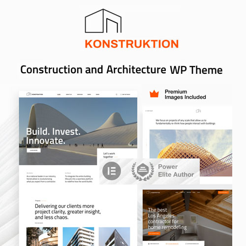 Konstruktion - Construction Architecture WordPress Theme - Download $4.49