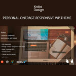 Krobs - Personal Onepage Responsive WP Theme - Download $4.49