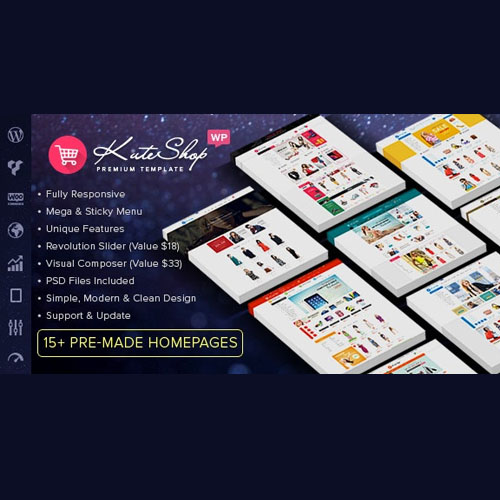 KuteShop - Fashion, Electronics & Marketplace Elementor WooCommerce Theme - Download $4.49