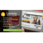 Lambda - Responsive Moodle Theme - Download $4.49