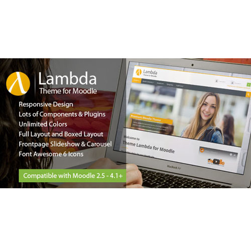 Lambda - Responsive Moodle Theme - Download $4.49
