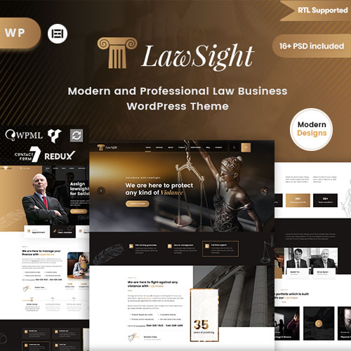 Lawsight - Law Firm Attorney WordPress Theme - Download $4.49