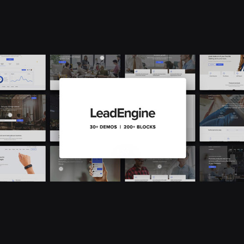LeadEngine - Multi-Purpose WordPress Theme with Page Builder - Download $4.49