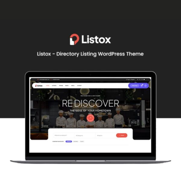 Listox - Directory Listing WordPress Theme - Download $4.49