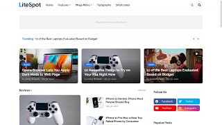 LiteSpot – Responsive News & Magazine Blogger Template