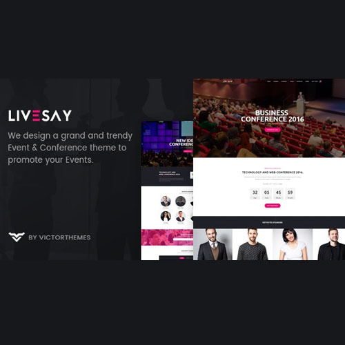 Livesay - Event & Conference WordPress Theme - Download $4.49
