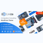 Liviza - Immigration Consulting WordPress Theme - Download $4.49