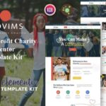 Lovims – Charity NonProfit Elementor Template Kit Download