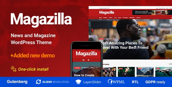 Magazilla – News & Magazine Theme