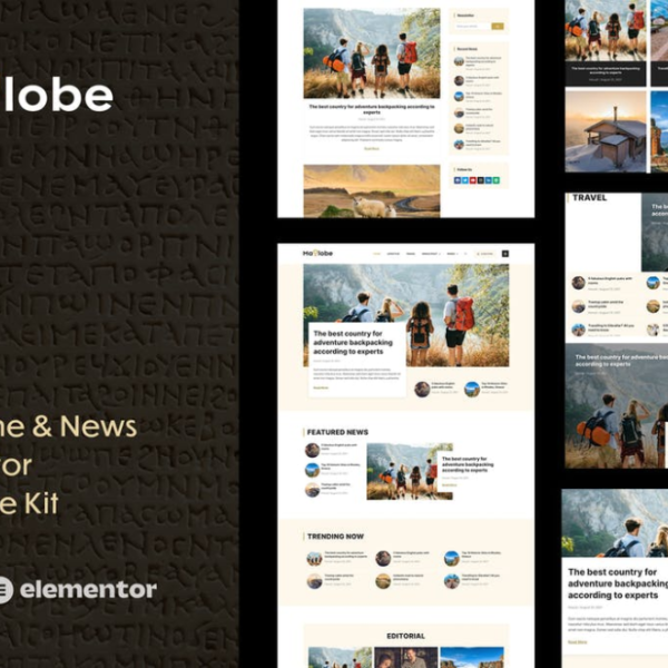 Maglobe – Magazine & News Elementor Template Kit