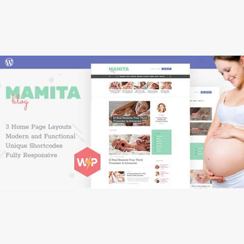 Mamita | Pregnancy & Maternity Cinique Blog WordPress Theme - Download $4.49