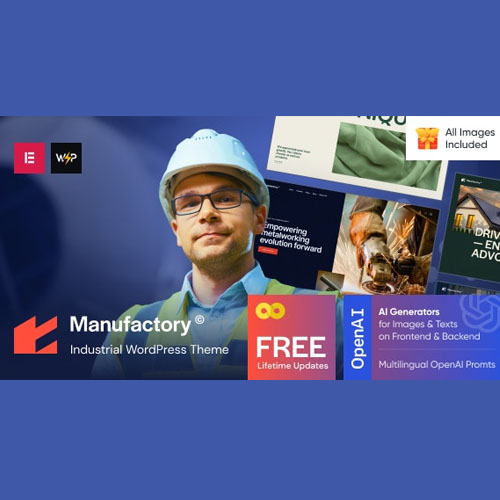 Manufactory - Industrial WordPress Theme - Download $4.49