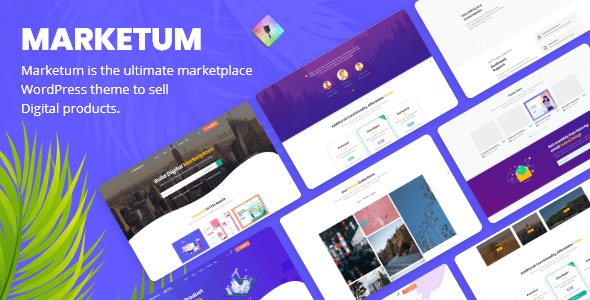 Marketum Digital Product Marketplace WordPress Theme Marketum Digital Product Marketplace WordPress Theme